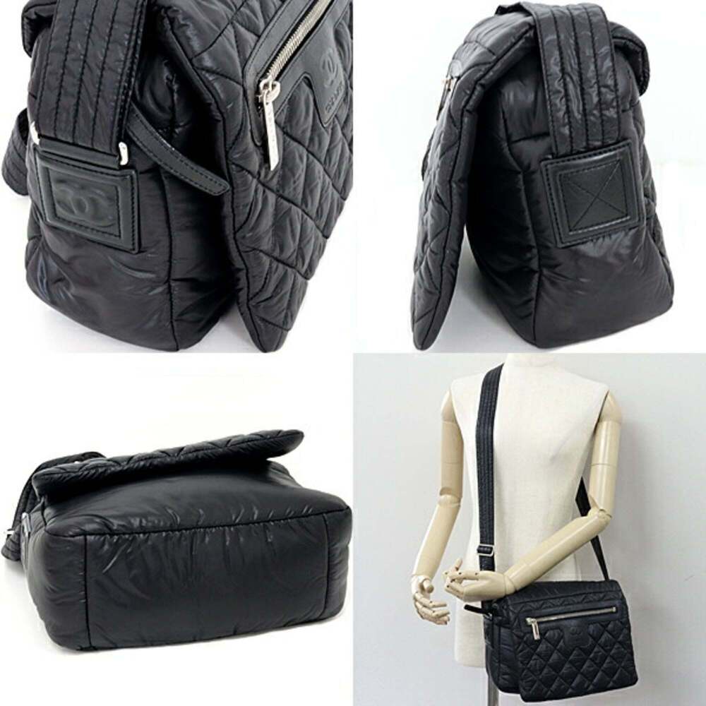 CHANEL Black Leather Shoulder Bag - Picture 6 of 6